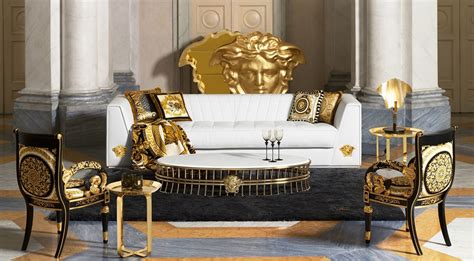 replica versace chair|versace living room sofa set.